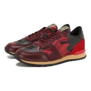 Valentino Rockrunner 'Red Camo' Sneakers red size 41